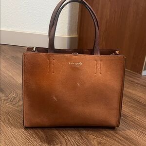 Kate Spade tan suede hand and croosbody bag